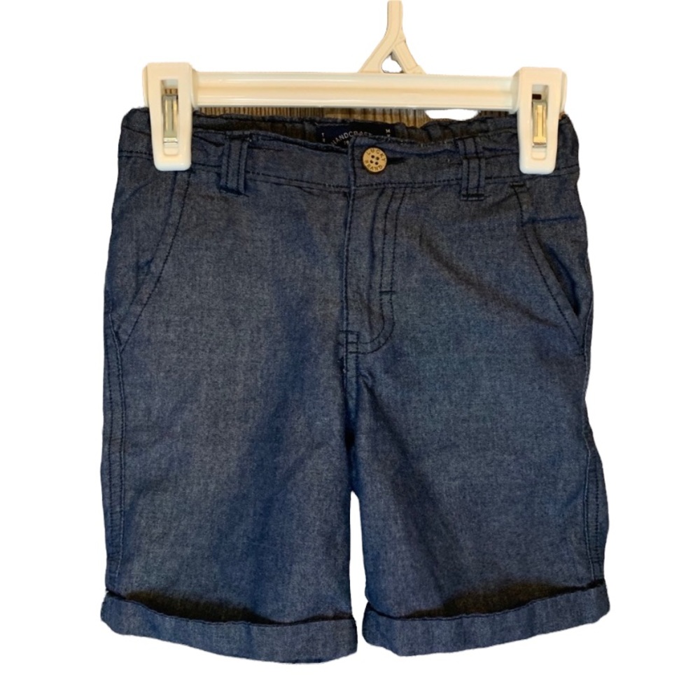 Lucky Brand soft denim shorts roll cuff 4 beach chino school beach vacation